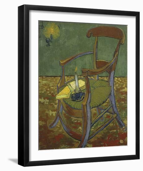 Gauguin’s Chair, 1888-Vincent van Gogh-Framed Giclee Print