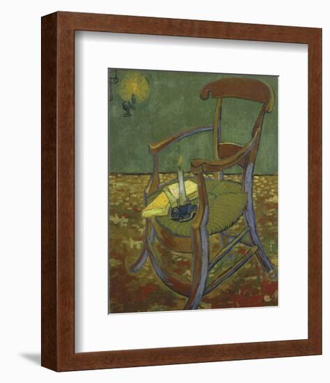 Gauguin’s Chair, 1888-Vincent van Gogh-Framed Art Print