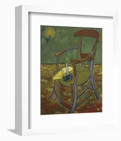 Gauguin’s Chair, 1888-Vincent van Gogh-Framed Art Print