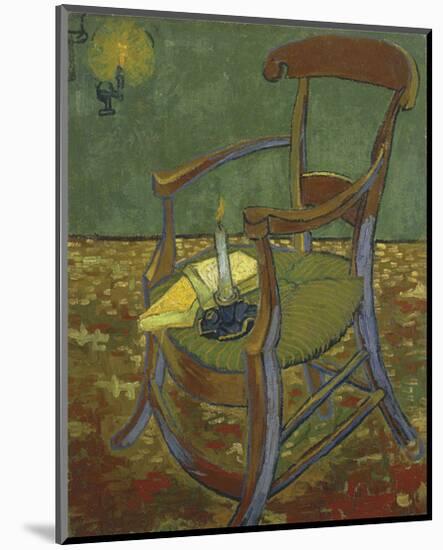 Gauguin’s Chair, 1888-Vincent van Gogh-Mounted Art Print