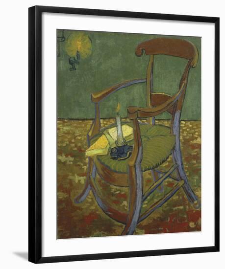 Gauguin’s Chair, 1888-Vincent van Gogh-Framed Art Print