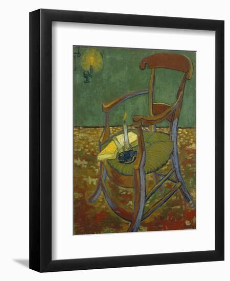 Gauguin's Chair, 1888-Vincent van Gogh-Framed Premium Giclee Print