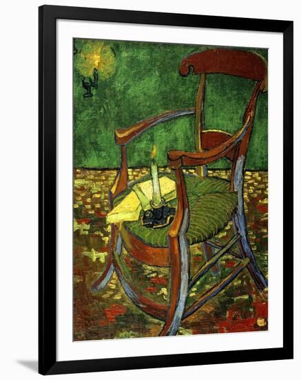 Gauguin's Chair (With Candle), 1888-Vincent van Gogh-Framed Giclee Print