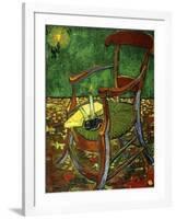 Gauguin's Chair (With Candle), 1888-Vincent van Gogh-Framed Giclee Print