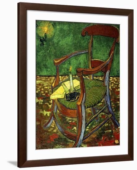 Gauguin's Chair (With Candle), 1888-Vincent van Gogh-Framed Giclee Print