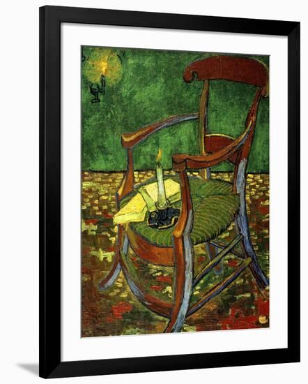 Gauguin's Chair (With Candle), 1888-Vincent van Gogh-Framed Giclee Print