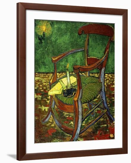 Gauguin's Chair (With Candle), 1888-Vincent van Gogh-Framed Giclee Print