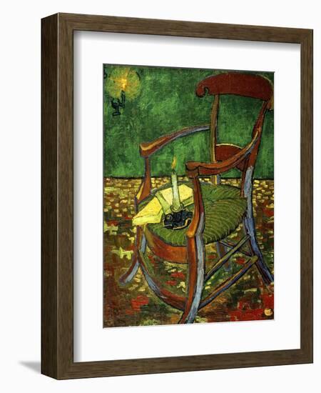 Gauguin's Chair (With Candle), 1888-Vincent van Gogh-Framed Giclee Print