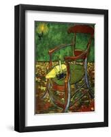 Gauguin's Chair (With Candle), 1888-Vincent van Gogh-Framed Giclee Print