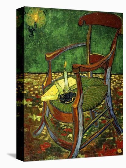 Gauguin's Chair (With Candle), 1888-Vincent van Gogh-Stretched Canvas