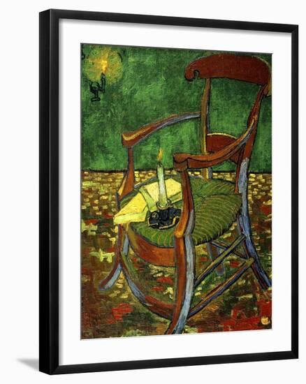 Gauguin's Chair (With Candle), 1888-Vincent van Gogh-Framed Giclee Print