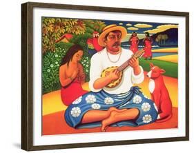 Gauguin's Fantasy Island, 2005-Frances Broomfield-Framed Giclee Print