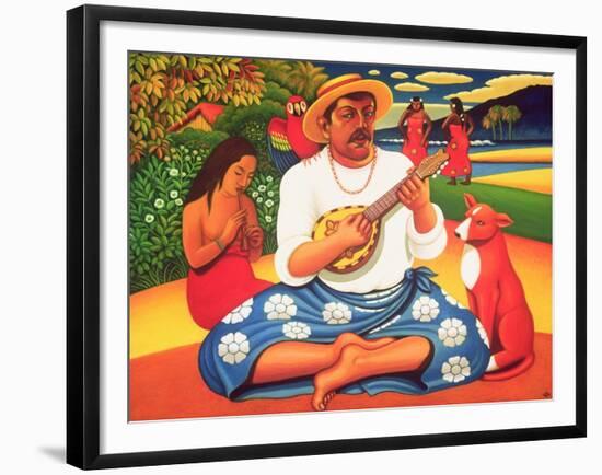 Gauguin's Fantasy Island, 2005-Frances Broomfield-Framed Giclee Print