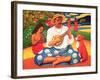 Gauguin's Fantasy Island, 2005-Frances Broomfield-Framed Giclee Print