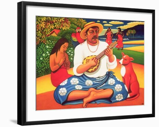 Gauguin's Fantasy Island, 2005-Frances Broomfield-Framed Giclee Print