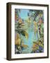 Gauguin's garden, 2020 (oil on panel)-Andrew Hewkin-Framed Giclee Print