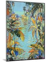 Gauguin's garden, 2020 (oil on panel)-Andrew Hewkin-Mounted Giclee Print