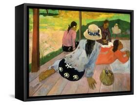 Gauguin: Siesta, 1891-Paul Gauguin-Framed Stretched Canvas