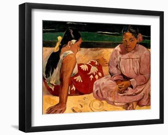 Gauguin: Tahiti Women, 1891-Paul Gauguin-Framed Giclee Print