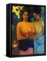 Gauguin: Two Women, 1899-Paul Gauguin-Framed Stretched Canvas