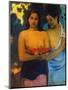 Gauguin: Two Women, 1899-Paul Gauguin-Mounted Premium Giclee Print