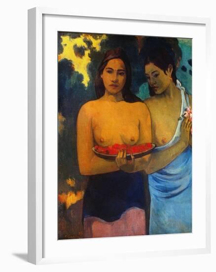 Gauguin: Two Women, 1899-Paul Gauguin-Framed Giclee Print