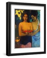 Gauguin: Two Women, 1899-Paul Gauguin-Framed Giclee Print