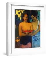 Gauguin: Two Women, 1899-Paul Gauguin-Framed Giclee Print