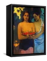 Gauguin: Two Women, 1899-Paul Gauguin-Framed Stretched Canvas