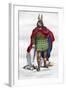 Gaul Chief under the Roman Occupation, 1st Century BC - 5th Century Ad (1882-188)-Meunier-Framed Giclee Print