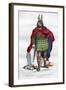 Gaul Chief under the Roman Occupation, 1st Century BC - 5th Century Ad (1882-188)-Meunier-Framed Giclee Print