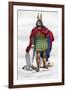 Gaul Chief under the Roman Occupation, 1st Century BC - 5th Century Ad (1882-188)-Meunier-Framed Giclee Print