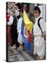 Gaula Boys with Flag, Funchal, Madeira-null-Stretched Canvas
