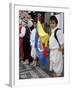 Gaula Boys with Flag, Funchal, Madeira-null-Framed Photographic Print