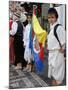 Gaula Boys with Flag, Funchal, Madeira-null-Mounted Photographic Print
