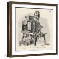 Gaumont Projector Adaptable to Both Still and Moving Pictures-Poyet-Framed Art Print