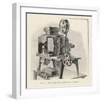 Gaumont Projector Adaptable to Both Still and Moving Pictures-Poyet-Framed Art Print