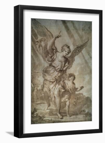 Gaurdian Angel-Domenico Piola I-Framed Art Print