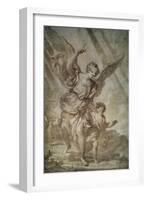 Gaurdian Angel-Domenico Piola I-Framed Art Print