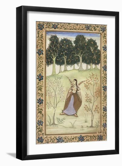 Gauri Ragini, First Wife of Malkos Raga-null-Framed Art Print