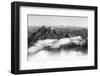 Gauri Shankar (7134m) in the Himalayas above the clouds, Nepal-Keren Su-Framed Photographic Print