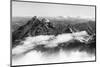 Gauri Shankar (7134m) in the Himalayas above the clouds, Nepal-Keren Su-Mounted Photographic Print