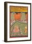 Gaurmalar Ragini of Megh, C.1720-null-Framed Giclee Print