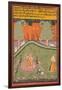 Gaurmalar Ragini of Megh, C.1720-null-Framed Giclee Print