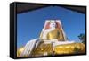 Gautama Buddha, Four Faces Paya, Kyaik Pun Paya, Bago, Myanmar (Burma), Asia-Christian Kober-Framed Stretched Canvas