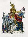 Charles VII, King of France, on Horseback in Full Armour, 15th Century (1882-188)-Gautier-Laminated Giclee Print