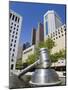 Gavel Sculpture Outside the Ohio Judicial Center, Columbus, Ohio, United States of America, North A-Richard Cummins-Mounted Photographic Print