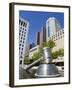 Gavel Sculpture Outside the Ohio Judicial Center, Columbus, Ohio, United States of America, North A-Richard Cummins-Framed Photographic Print