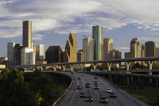 Downtown City Skyline, Houston, Texas, United States of America, North America-Gavin-Framed Photographic Print