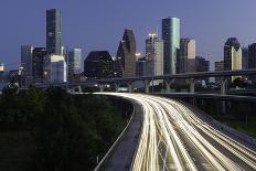 City Skyline and Interstate, Houston, Texas, United States of America, North America-Gavin-Photographic Print